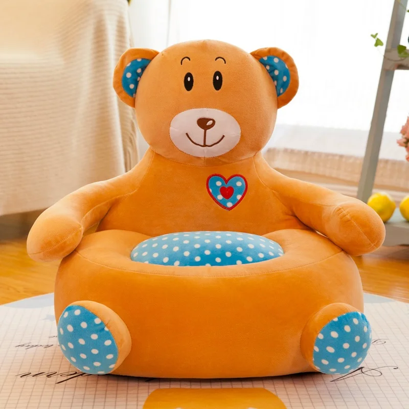 Top quality stuffed plush animal sofa chair for baby fashion kids plush elephant relaxing sofa chair