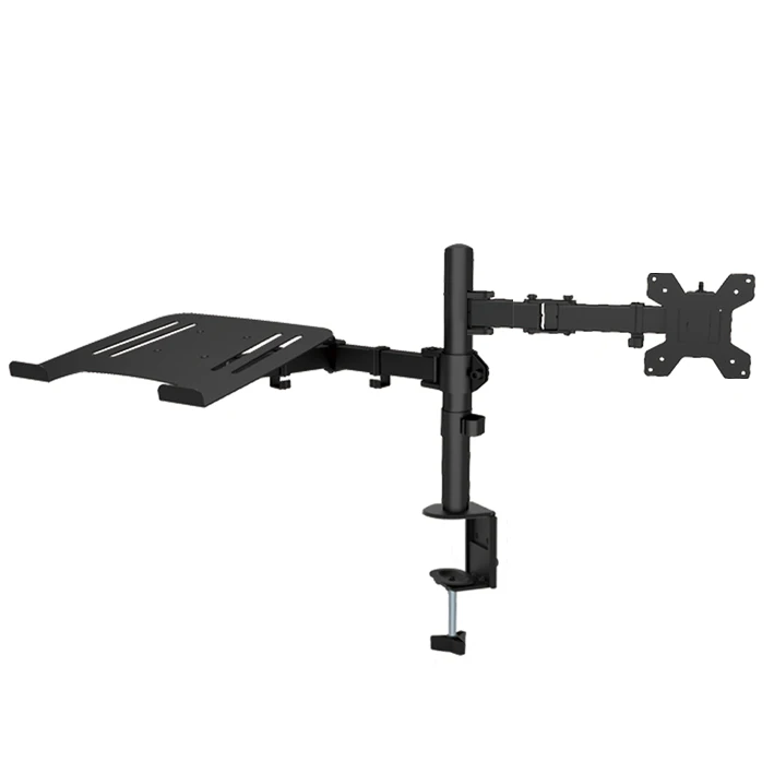 Suptek Monitor Arm Height Adjustable Monitors Stand With Extended Laptop Stands Desk Mounts