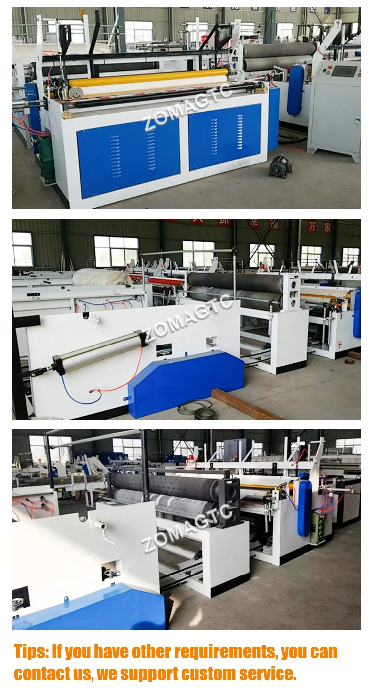 Toilet Paper Machine Cutting Manufacturing Rewinding Machinery