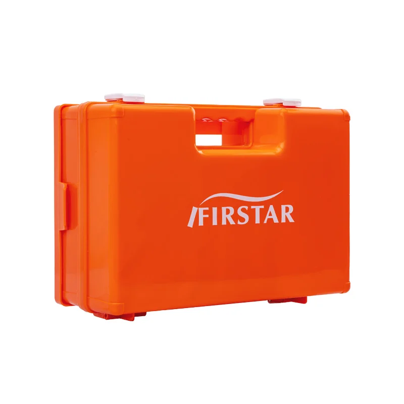 Medium Equip Wall Mounted Abs First Aid Kit for 50 Person for Office Workplace School Bus with Bracket and Internal Compartment