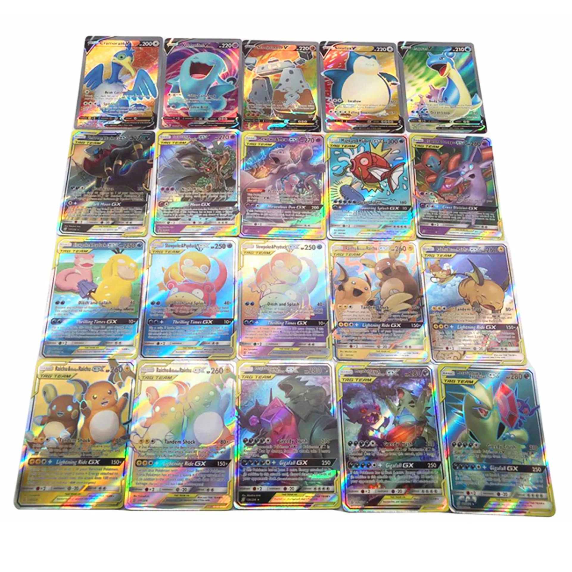 Pokemon cartões de metal vmax gx cartão de energia charizard