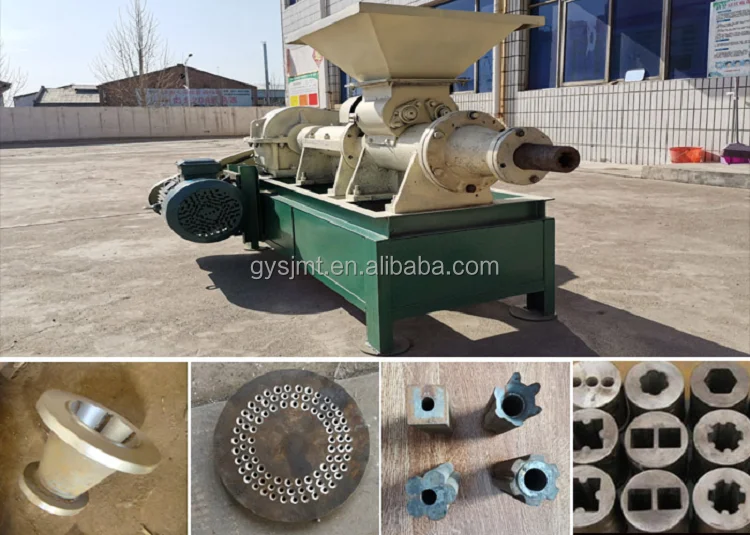 Gold Performance Manual Charcoal Briquette Machines Sticks Charcoal Extruder Machines Activated Sawdust Charcoal Briquette Maker