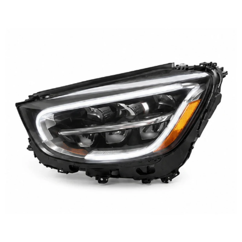 OEM A2539067301 프론트 헤드라이트, 메르세데스-벤츠 GLC X253 페이스리프트(2020~2022년형)용, 정품 규격 클리어 렌즈, 내후성 설계