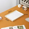 S04 - White with gold trim, 30x22x2cm, Quantity