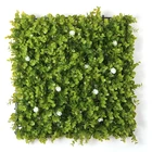 Artificial Decoration Artificial Boxwood Hedge Panels UV Protected Faux Greenery Mats Artificial Leaf Wall For Both Outdoor Or Indoor Decoration
