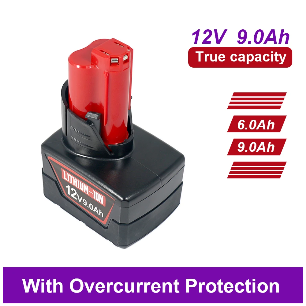 GEB Hot Selling 18650 3s3p 12V 9000mah 10C Discharging Rate Replacement 12v Lithium Battery Pack for Power Tools