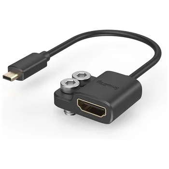 SMALL RIG Micro-Sized Ports Male to Full-Sized Ports Female Ultra Slim 4K Adapter Cable (D to A)