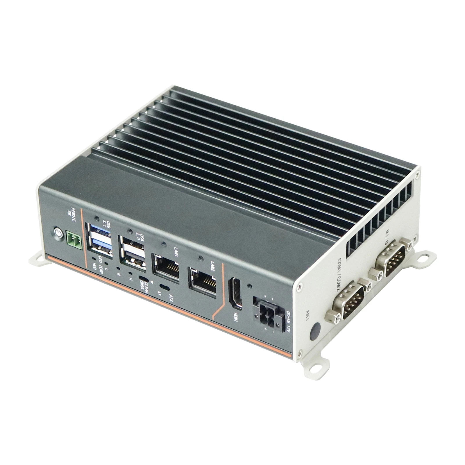 Intel J6412 คอมพิวเตอร์แบบกำหนดเอง คอมพิวเตอร์มินิกำลังเล่นเกม คอมพิวเตอร์อุตสาหกรรมแบบไม่มีพัดลม