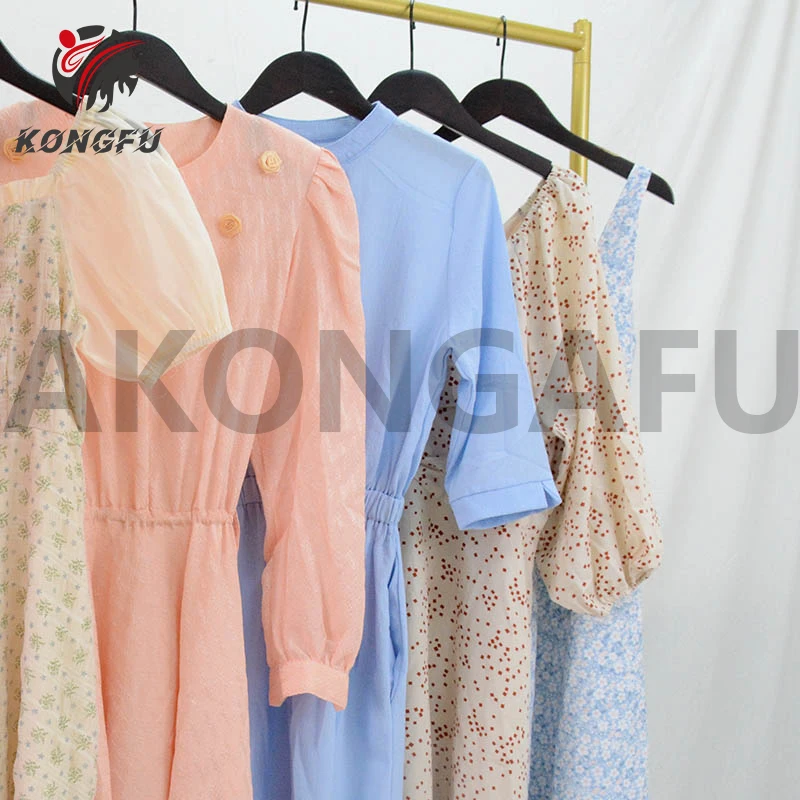 Корейское модное Макси-платье AKONGFU, одежда премиум-класса, б/у, в наличии, с остаточным перегревом, Фирменное для женщин