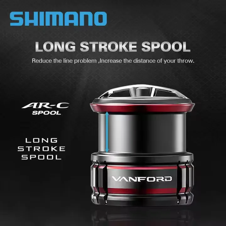 Shimano 20 VANFORD Reel - High Gear Ratio for Stream Fishing