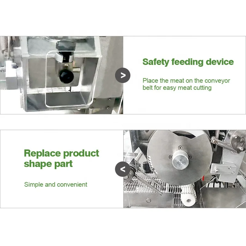 Automatically Meat Pie Form Shape Frozen Beef Bee Hamburg Patty Make Machine
