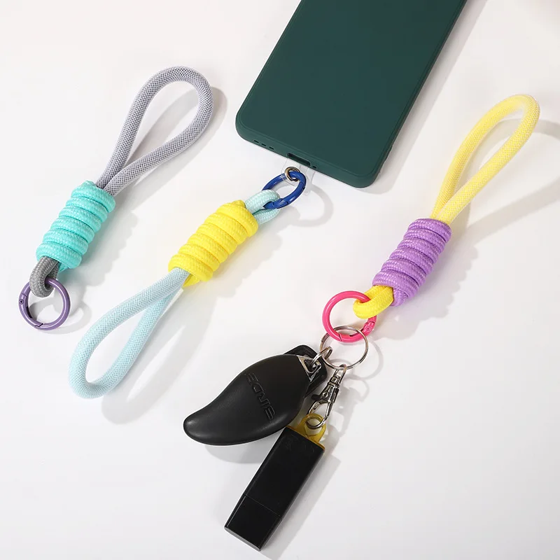 Hand Woven Shoelace Rope Mobile Phone Hanging Rope Keychain Universal