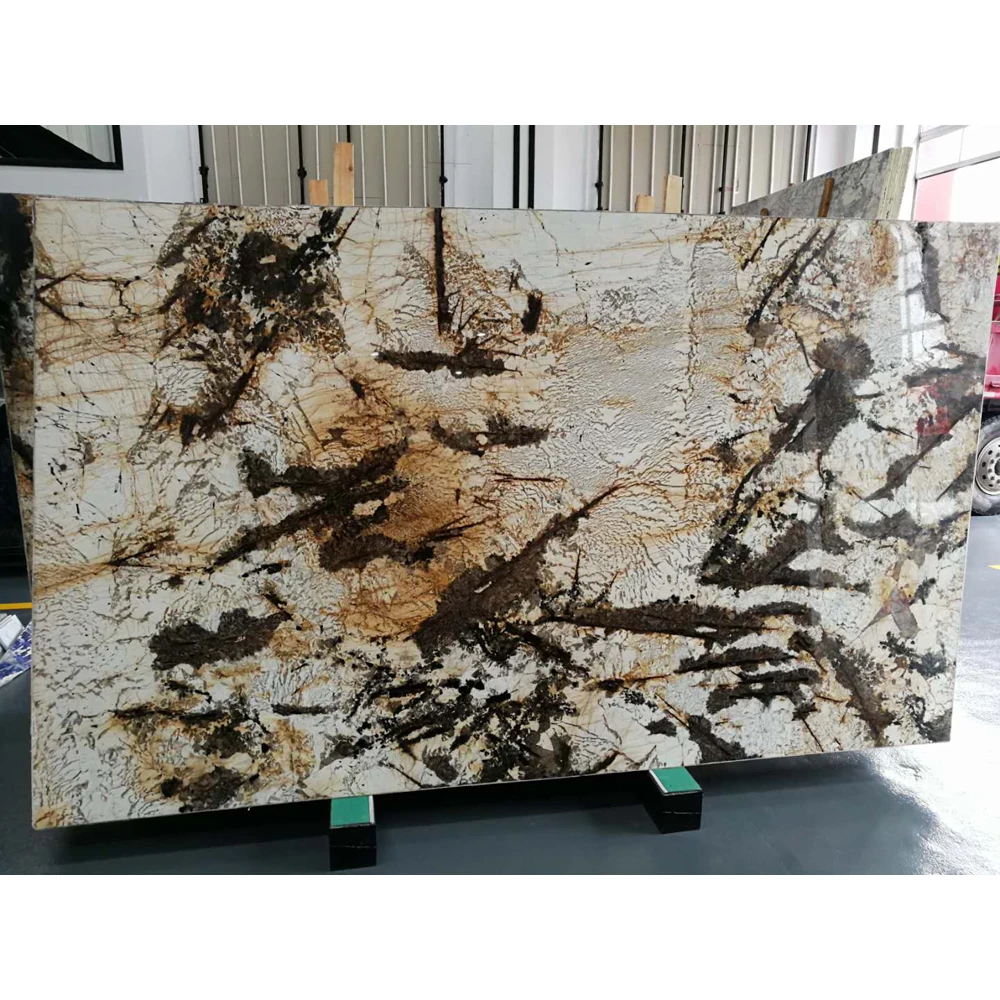 SH STONE Brazil Snow White Granite Slab Honed Snow White Granite Price Snow White Granite