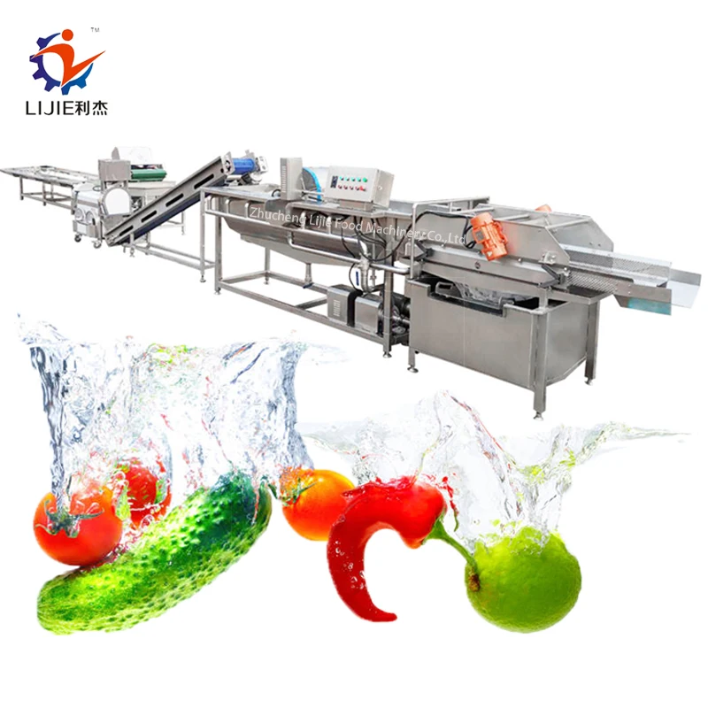 Commercial Automatic Fruit Vegetable Cleaning Machine Air Bubble ...