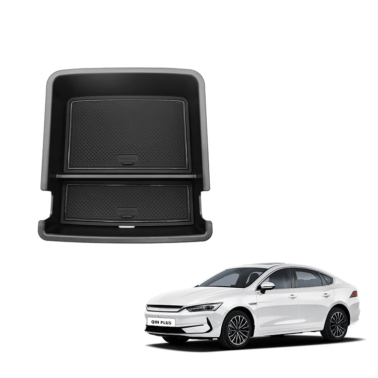 Armrest Storage Box for BYD Qin Plus Accessories ABS Armrest Center Console Organizer Armrest Organizer Box Interior Accessories