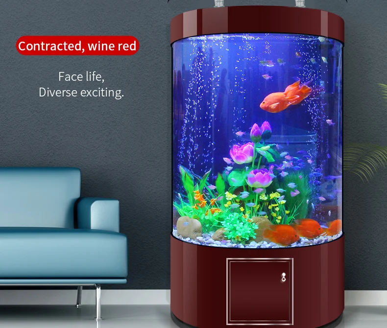 Fish Tank Aquarium Best Selling Customizable Curved Fiberglass Koi Fish Breeding Tank Farming