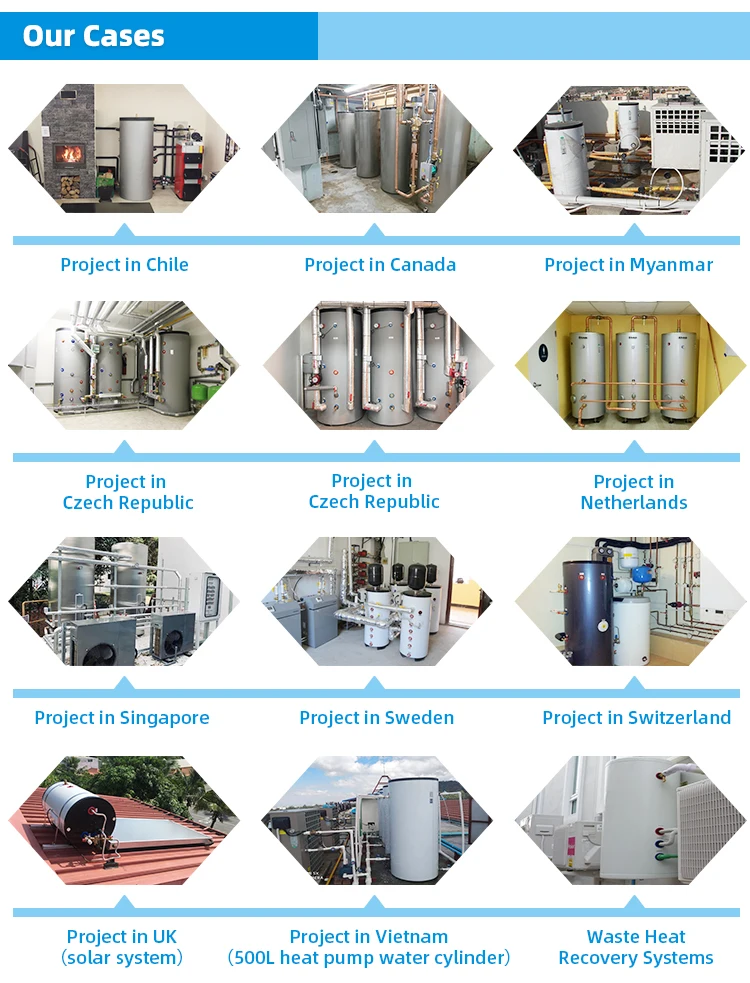 SST Fabricação Personalizada de Aço Inoxidável para Gás, Ar e Água, Caldeira para Uso Doméstico, Bomba de Calor CO2, Tanque de Água