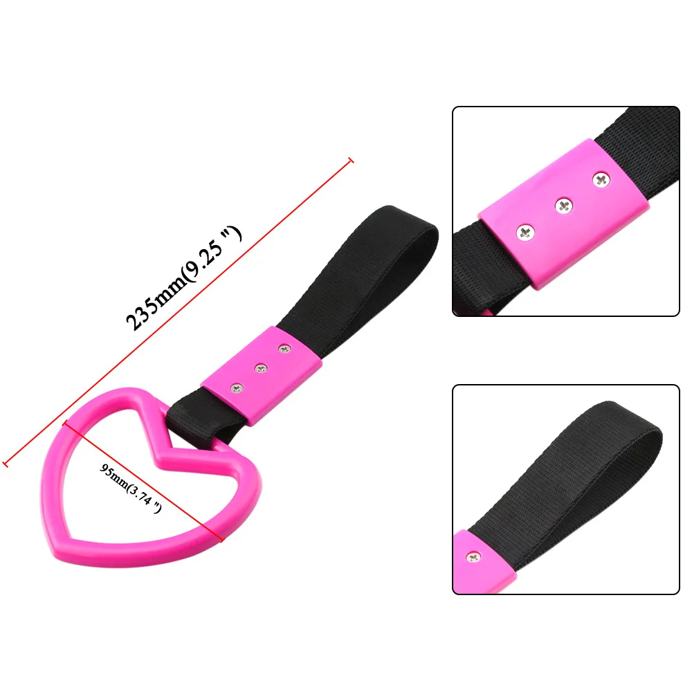 Beautiful Heart Shape Rear Bumper Warning Rings Sakura Tsurikawa Ring ...