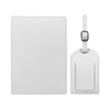 blanco (funda para pasaporte+etiqueta de equipaje)