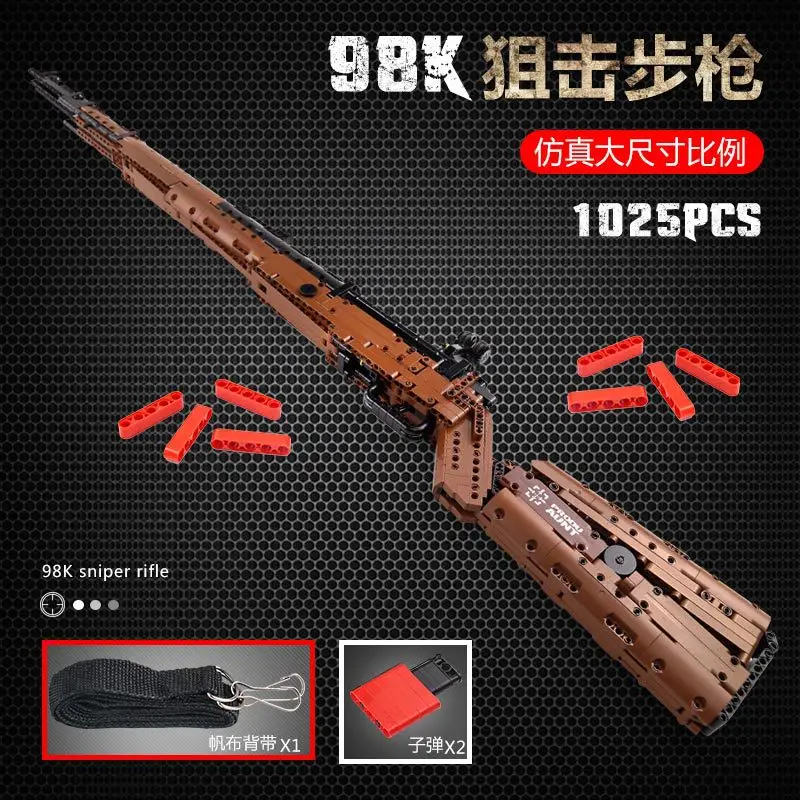 Mitrailleuse Militaire 98k, Fusil De Sniper Assemblé, Blocs De  Construction, Modèle Moc, Armée, Armes À Feu, Briques, Ensembles D'armes,  Jouet Pour Enfants, Cadeau Pour Garçons - Blocos De Empilhar - AliExpress