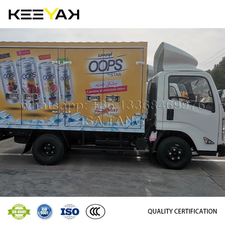 JMC ALL NEW CARRYING PLUS 4*2 92hp 2.5ton VAN Container truck Light Cargo truck For Algeria