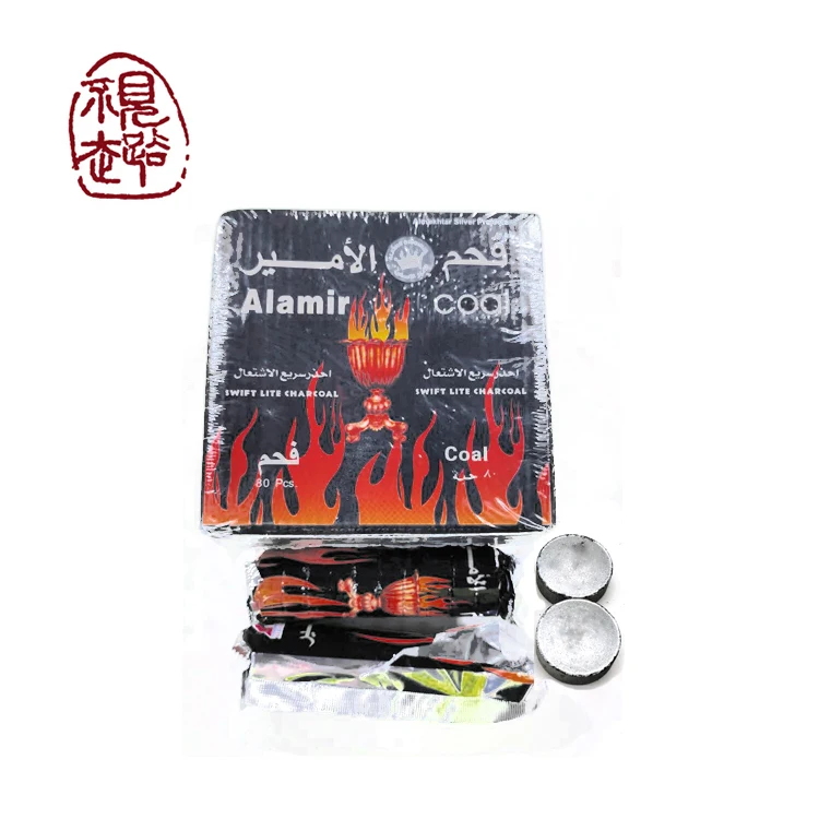 
Изготовленный На Заказ Цветной древесный уголь для кальяна с быстрым зажиганием 