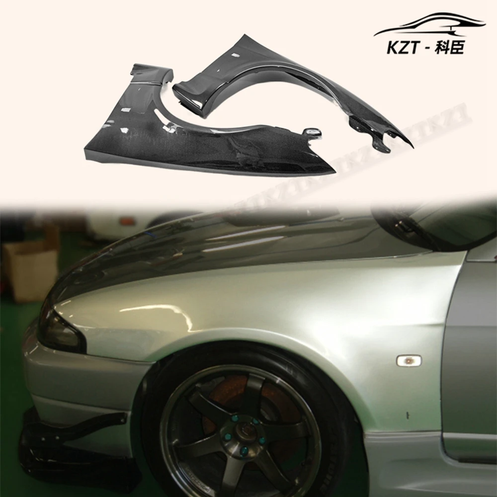 For Nissan Skyline R33 Gtr Carbon Fiber Bcnr33 Rf Style Front Wide