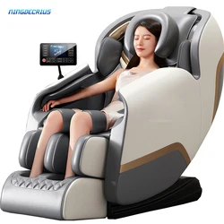 Тайский массажер NingdeCrius 2022, полностью автоматический массажер всего тела 4D, складное кресло с нулевой гравитацией, массажное кресло 3d с нулевой гравитацией