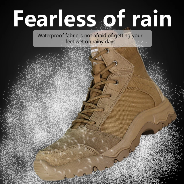 Hanagal 35020 1 пара MOQ 6 дюймов легкие водонепроницаемые износостойкие боевые ботинки Койота оптом тактические для мужчин