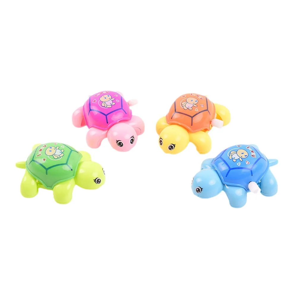 Оптовая продажа мультяшных животных Черепаха заводные игрушки рекламная пластиковая заводная игрушка