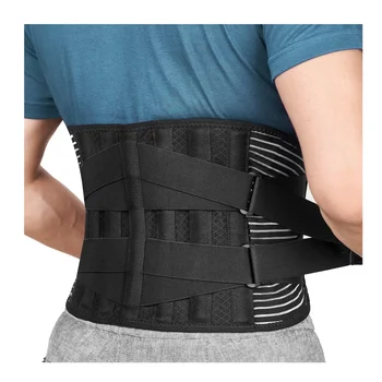 Customized breathable Medical Lower Pain Relief Support Back Brace Adjustable working waist back brace lumbar support belt