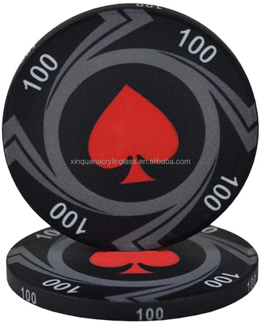 Poker Set Chips Hot Selling Style Convenient Harmless Nontoxic Custom Printed Logo Numbers