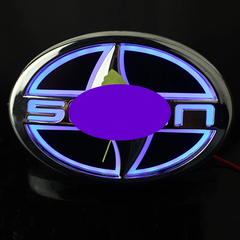 5D LED Rear Tail Logo Light Badge For Scion – White Illuminated Emblem 12V