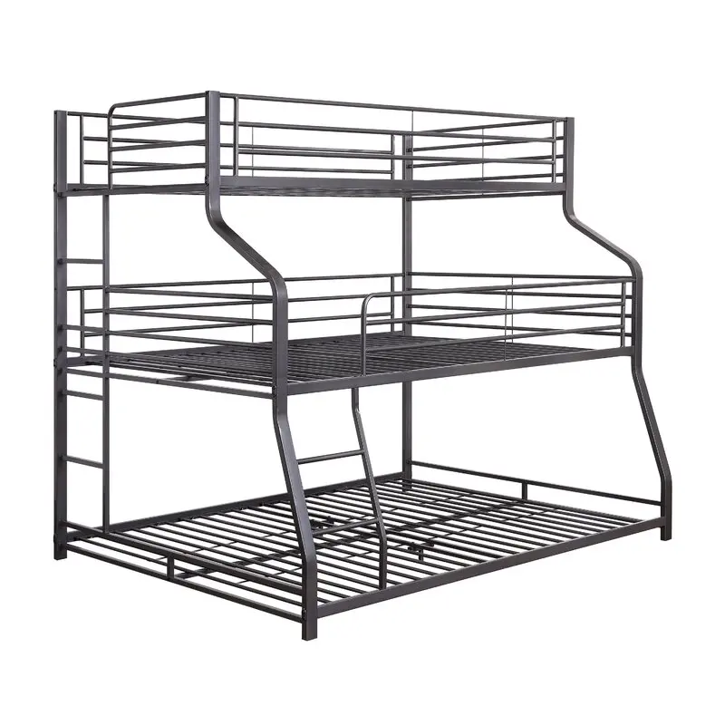 Triper Decker Beds Strong Three Layer Triple Metal Bunk Bed Bunk Beds for Triplets