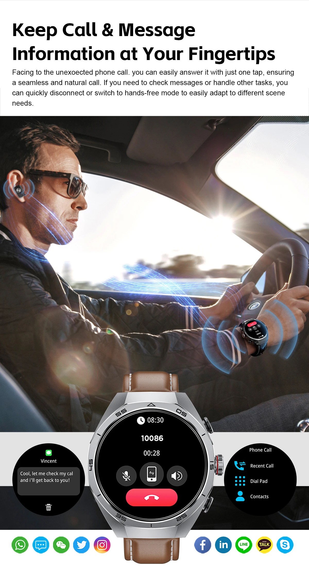 GT97  2026 Outdoors Sport Smart Watch with Earbuds BT Call 2-in-1 TWS IP67 Waterproof Heart Rate Smart Watch for Men