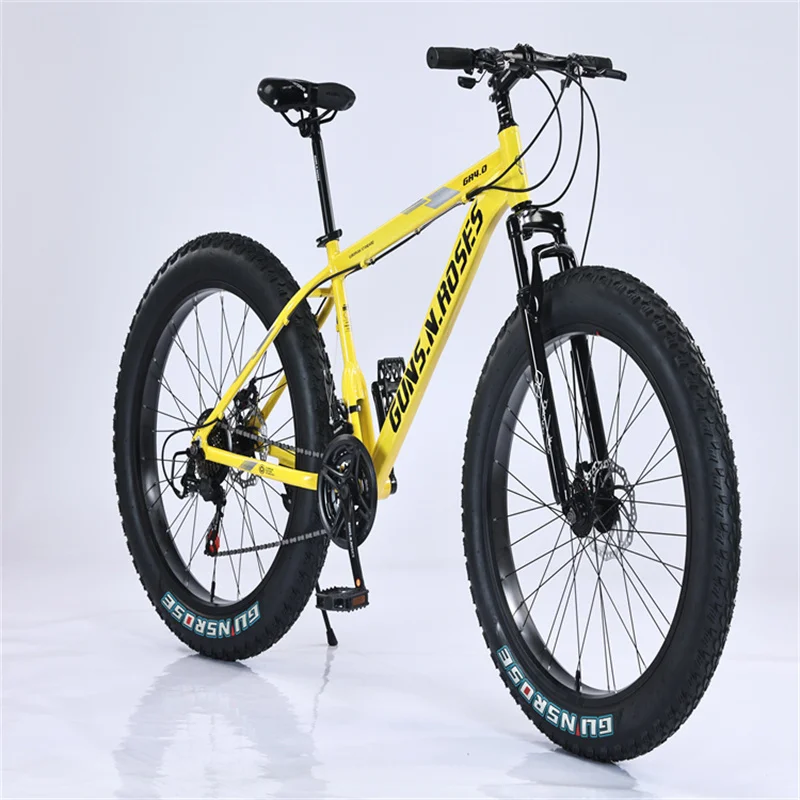 26-Inch Aluminum Alloy Dual Suspension Fat Bike Adults 21 Speed 26