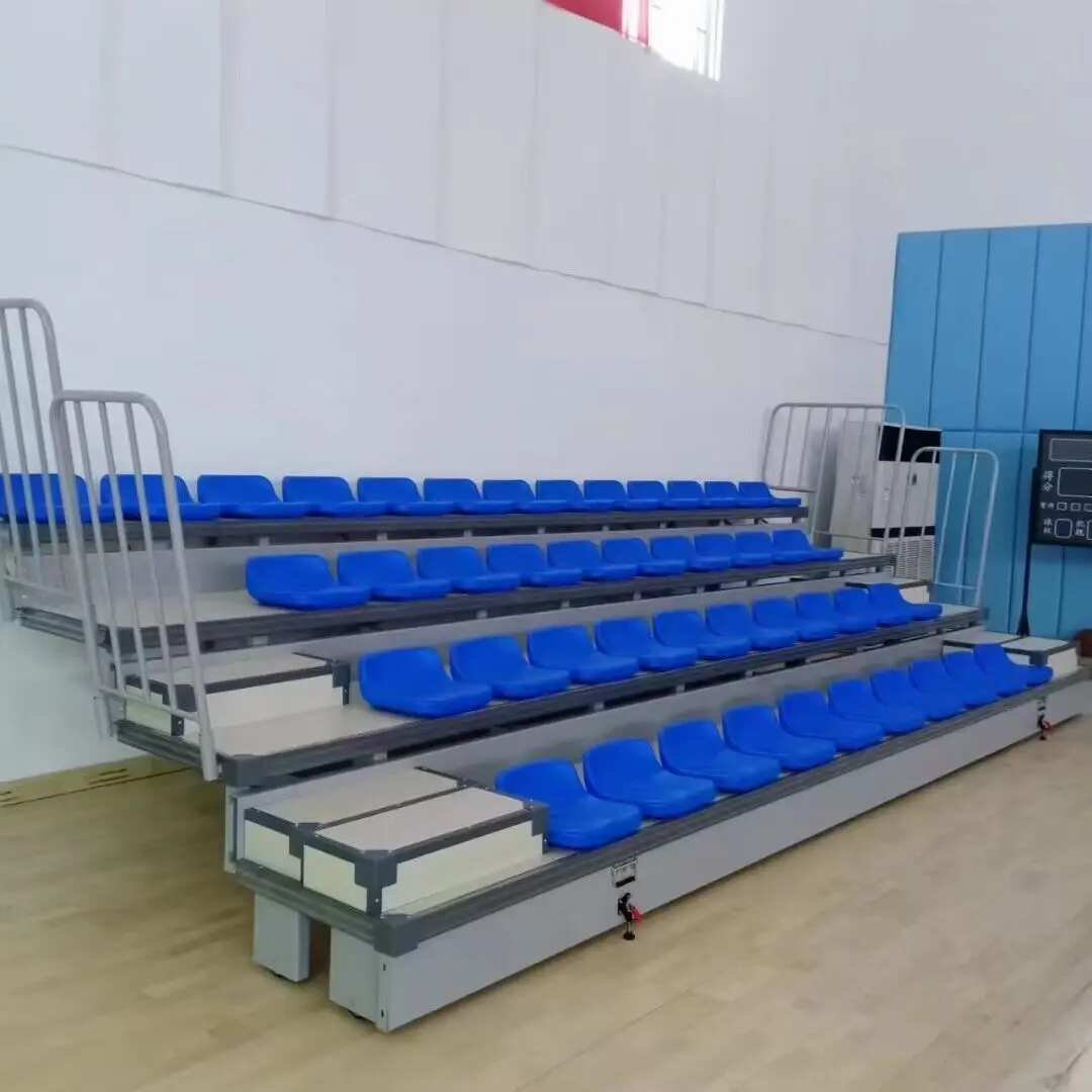 Factory Supply  Stadium Seat HDPE  Chair BLEACHER SEATING SYSTEMS  Electric Hydraulic Movable System for Export