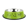 Light green cartoon patterns