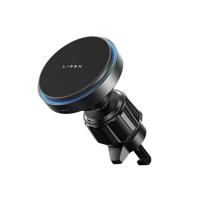 LISEN Universal 15W Wireless Charger Car Air Vent Phone Holder