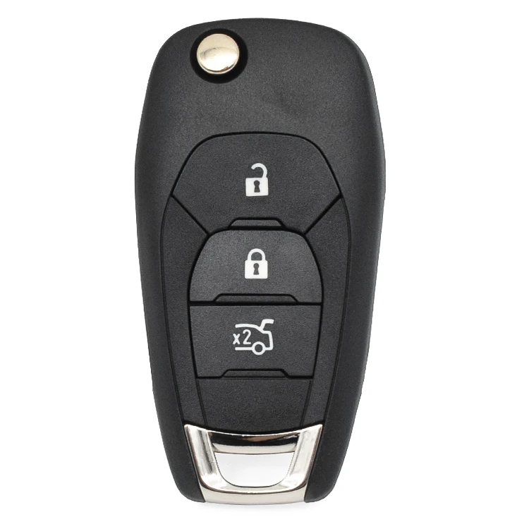 Replacement 3-Button HU100 Blade Car Key Shell Cover Remote Control Flip Key Case for C-hevrolet C-ruze C-Series