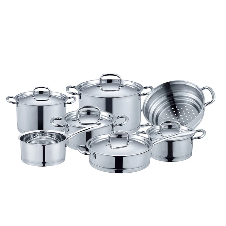 Stainless Steel Wok Pot Cookware Amc Cookware Biryani Cooking Pot From China