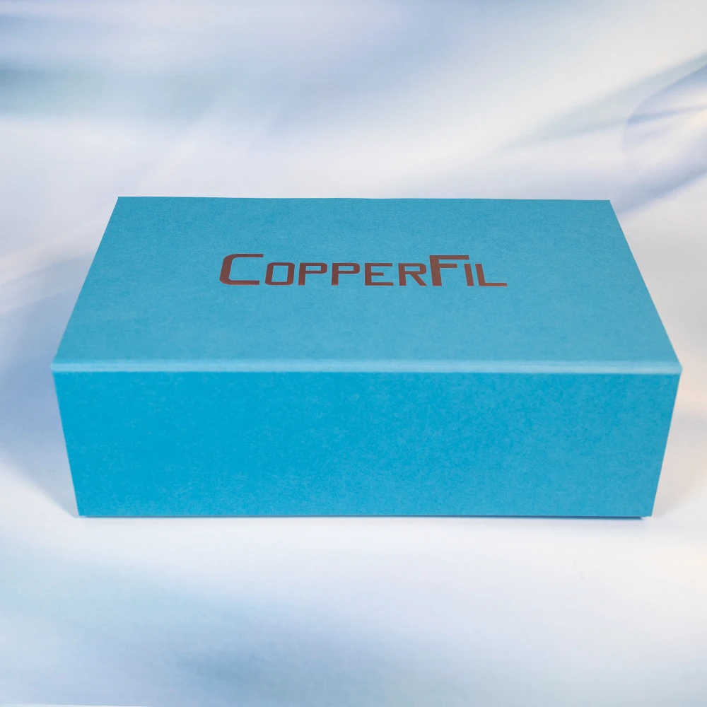 Custom Size Hot Stamping Art Paper Handmade Rigid Flip Handmade Clothing Magnetic Folding Packaging Box