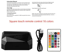 3D Cheerleader LED Nachtlicht – 16 Farben, Touch & Fernbedienung, USB-betrieben, Aus Acryl