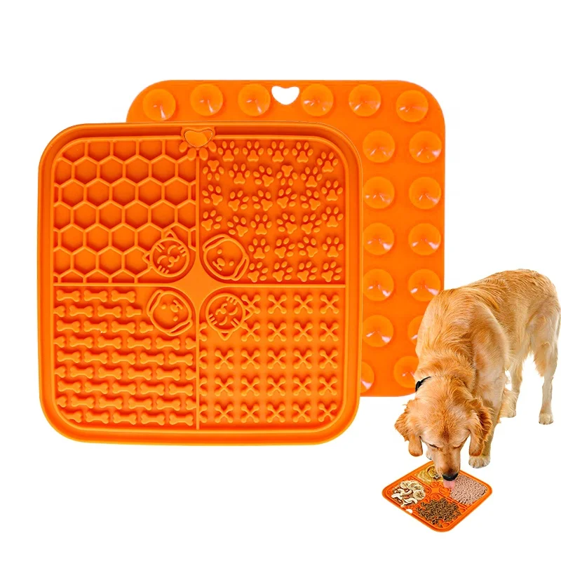 Wholesale Custom Pet Licking Mat Feeder Cat Dog Lick Mat Eco