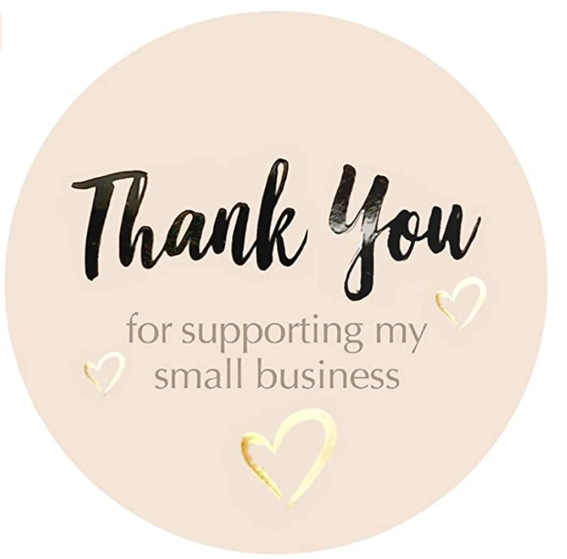 Thank You Stickers For Small Business Thank You For Supporting My Small Business Sticker Labels Stikers Buy Thank You Supporting My Small Business Sticker Thank You Stickers Thank You Stickers For Small Business