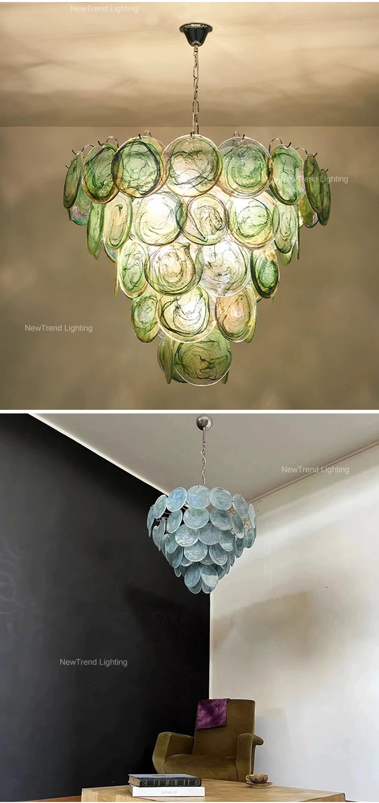 cpl 270 modern style indoor decoration chandelier villa apartment living dining room glass led pendant light-4