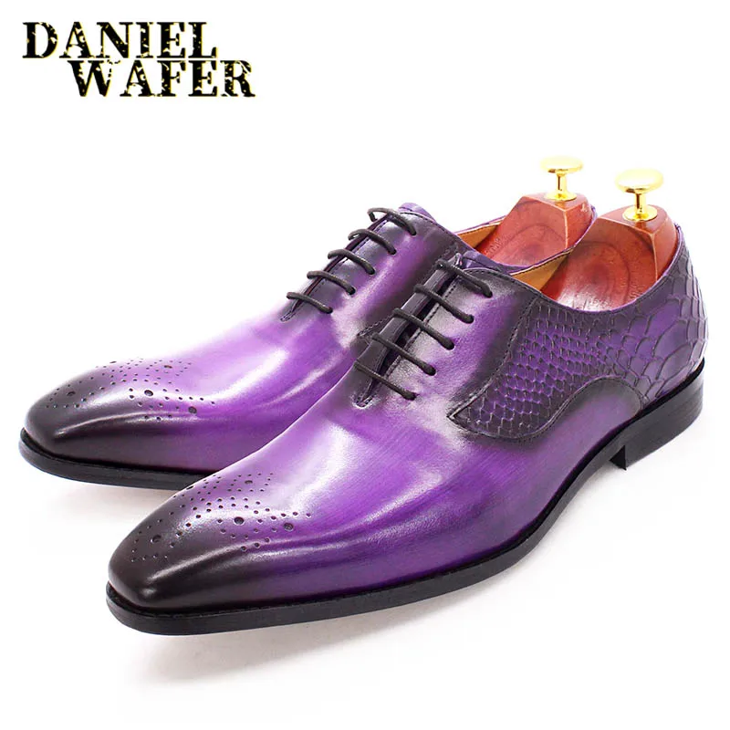 open lace back dress Men Dress Shoes-Brayden Purple, Purple / 8 main image 1