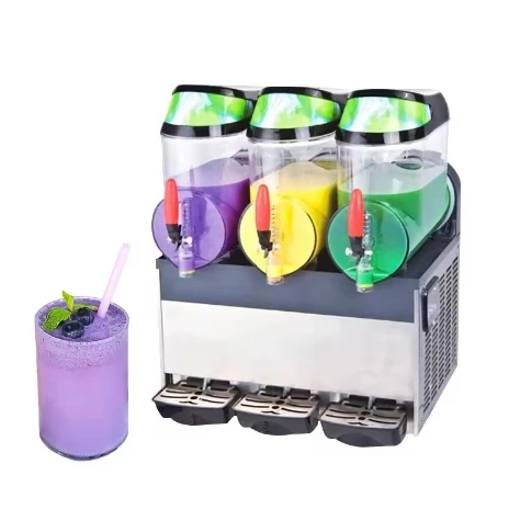 10L*3 High Quality Commercial Slush Machine Factory Sale Best Slush Machine Other Frozen Beverage Machines details