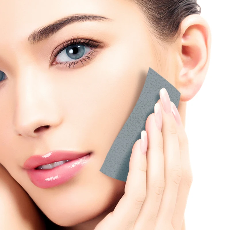 Bamboo Charcoal Facial Tissue Make Up Facial Oil Blotting Paper For