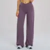 Red bean purple Wide-leg pants